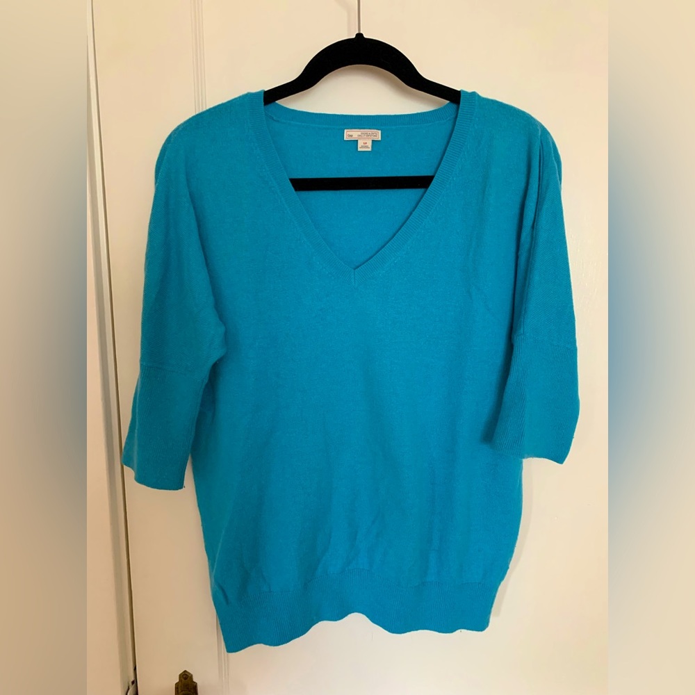 Gap teal wool blend Women’s sweater